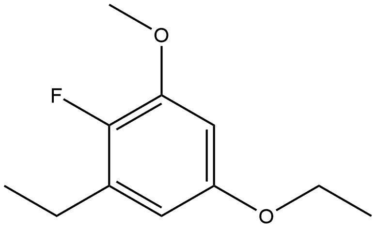 5-Ethoxy-1-ethyl-2-fluoro-3-methoxybenzene Structure