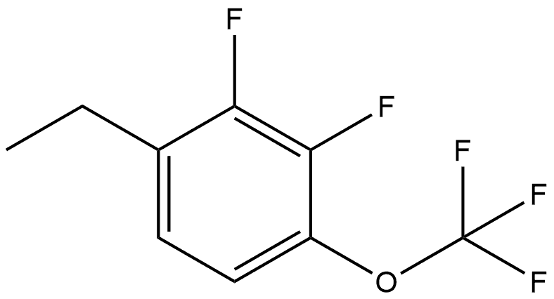 1-Ethyl-2,3-difluoro-4-(trifluoromethoxy)benzene Structure