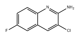 2-Quinolinamine, 3-chloro-6-fluoro-