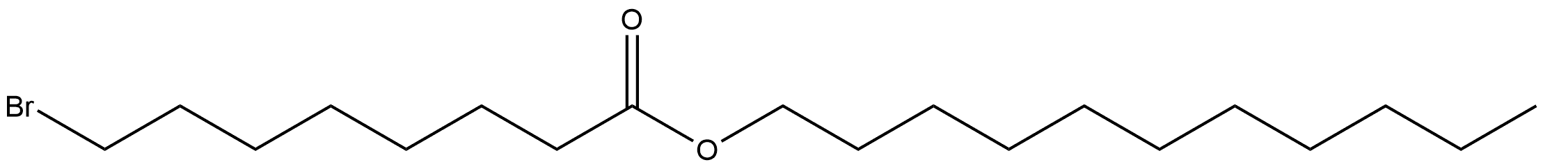 Undecyl 8-bromooctanoate Structure