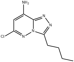 3-丁基-6-氯-[1,2,4]三唑并[4,3-B]哒嗪-8-胺, 2708154-30-5, 结构式
