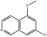 7-氯-5-甲氧基异喹啉, 2708280-72-0, 结构式