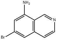 8-Isoquinolinamine, 6-bromo- Struktur