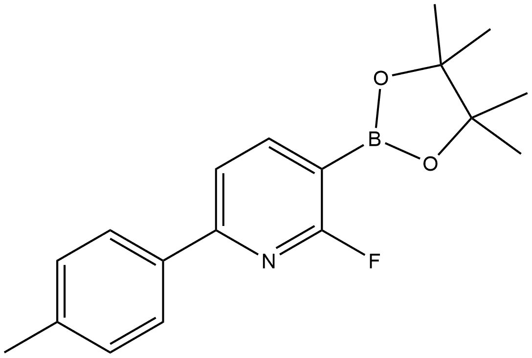 2-Fluoro-6-(4-methylphenyl)-3-(4,4,5,5-tetramethyl-1,3,2-dioxaborolan-2-yl)py...|