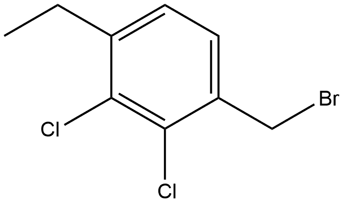 1-(Bromomethyl)-2,3-dichloro-4-ethylbenzene Structure