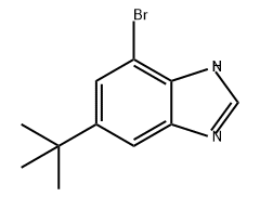 1H-Benzimidazole, 7-bromo-5-(1,1-dimethylethyl)- Structure