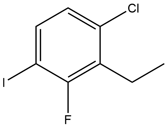 1-Chloro-2-ethyl-3-fluoro-4-iodobenzene 结构式