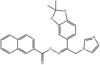 Ethanone, 1-(2,2-dimethyl-1,3-benzodioxol-5-yl)-2-(1H-imidazol-1-yl)-, O-(2-naphthalenylcarbonyl)oxime, (1E)-|ACHE抑制剂VI