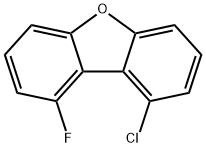 Dibenzofuran, 1-chloro-9-fluoro- Structure