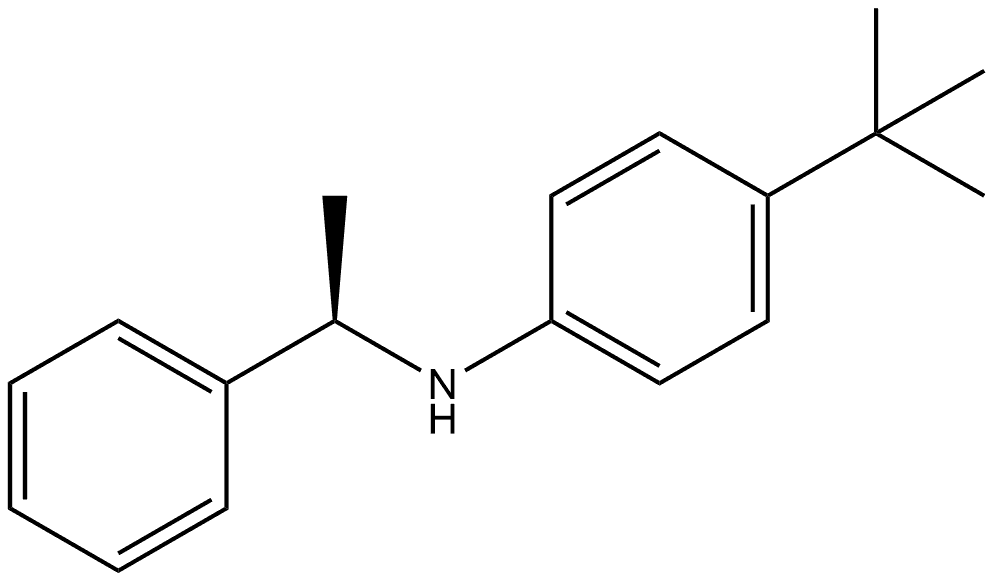 (αR)-N-[4-(1,1-Dimethylethyl)phenyl]-α-methylbenzenemethanamine Structure