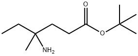 4-氨基-4-甲基己酸叔丁酯 结构式
