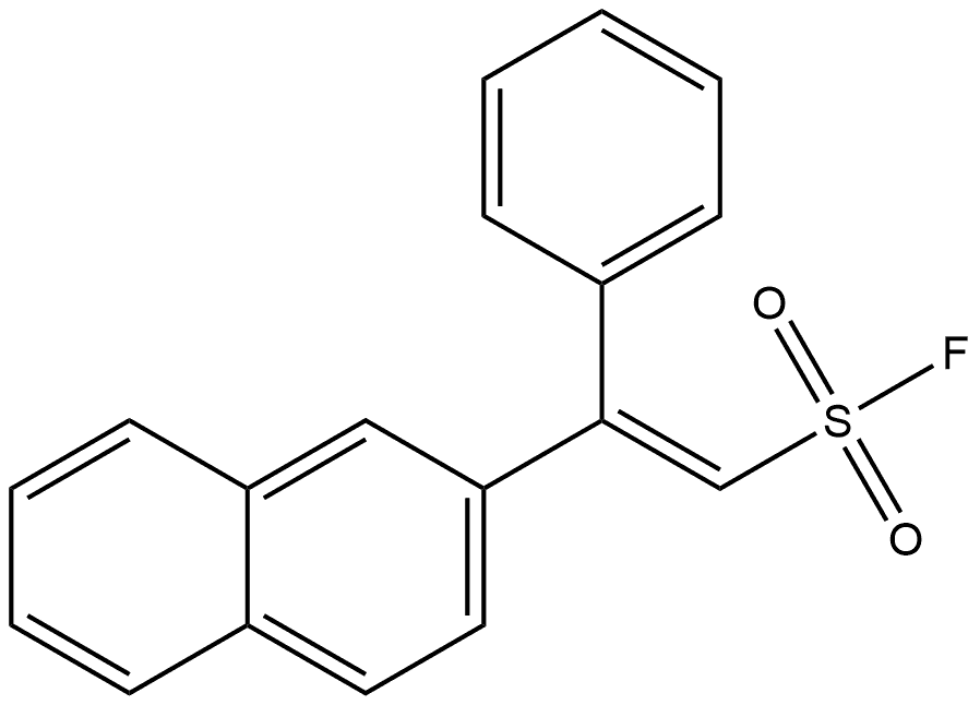 Ethenesulfonyl fluoride, 2-(2-naphthalenyl)-2- 结构式
