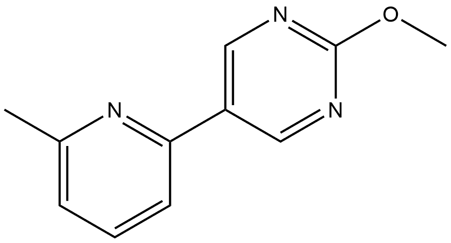 2-Methoxy-5-(6-methyl-2-pyridinyl)pyrimidine Structure