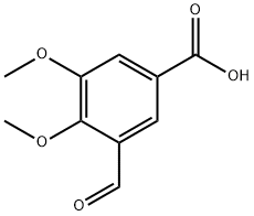 3-Formyl-4,5-dimthoxybnzoic acid 结构式