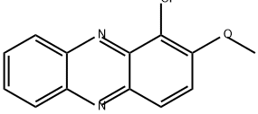 Phenazine, 1-chloro-2-methoxy- 结构式