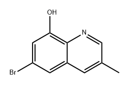 8-Quinolinol, 6-bromo-3-methyl- Structure