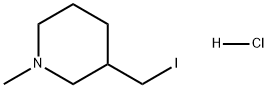 Piperidine, 3-(iodomethyl)-1-methyl-, hydrochloride (1:1)|