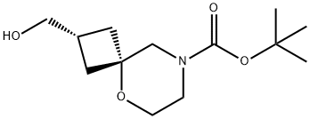 5-Oxa-8-azaspiro[3.5]nonane-8-carboxylic acid, 2-(hydroxymethyl)-, 1,1-dimethylethyl ester, cis-