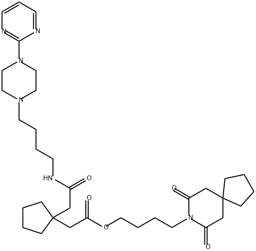 丁螺环酮 杂质, 2726492-72-2, 结构式