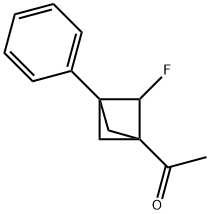 1-(2-氟-3-苯基双环[1.1.1]戊-1-基)乙-1-酮, 2731007-38-6, 结构式