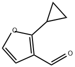 2-cyclopropylfuran-3-carbaldehyde Structure