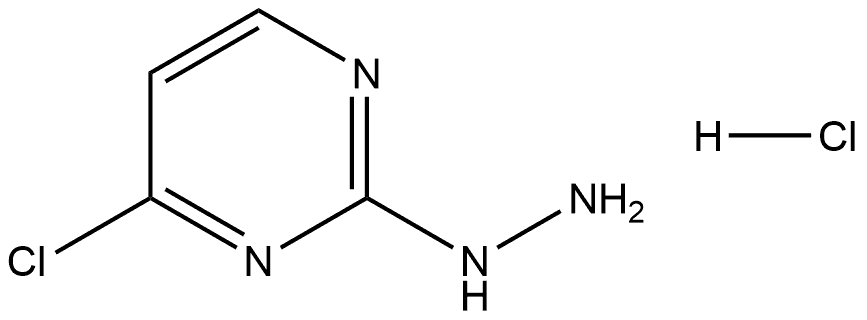 4-氯-2-肼基嘧啶盐酸盐,2733445-81-1,结构式