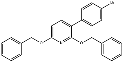 2,6-双(苄氧基)-3-(4-溴苯基)吡啶, 2736510-43-1, 结构式