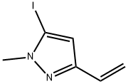 5-碘-1-甲基-3-乙烯基-1H-吡唑, 2739867-85-5, 结构式