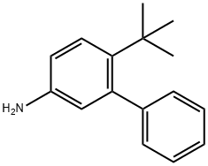 [1,1'-Biphenyl]-3-amine, 6-(1,1-dimethylethyl)- Structure