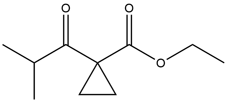 1-异丁酰基环丙烷羧酸乙酯,2742657-61-8,结构式
