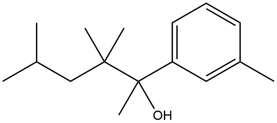 Benzenemethanol, α,3-dimethyl-α-(1,1,3-trimethylbutyl)- 结构式
