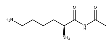 Hexanamide, N-acetyl-2,6-diamino-, (2S)- Struktur