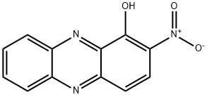 1-Phenazinol, 2-nitro- Structure