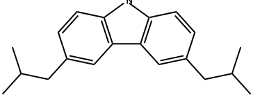 9H-Carbazole, 3,6-bis(2-methylpropyl)- Struktur