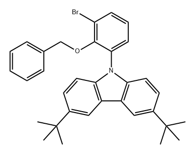 2748280-46-6 9-(2-(苄氧基)-3-溴苯基)-3,6-二叔丁基-9H-咔唑