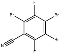 Benzonitrile, 2,4,5-tribromo-3,6-difluoro- Structure