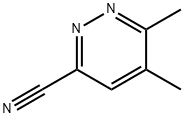 5,6-Dimethyl-3-pyridazinecarbonitrile Struktur