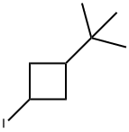 1-(叔丁基)-3-碘环丁烷 结构式