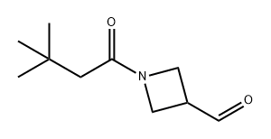 1-(3,3-二甲基丁酰基)氮杂环丁烷-3-甲醛,2755313-03-0,结构式
