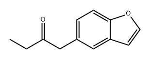 2-Butanone, 1-(5-benzofuranyl)- Structure