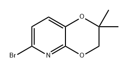 1,4-Dioxino[2,3-b]pyridine, 6-bromo-2,3-dihydro-2,2-dimethyl- Structure
