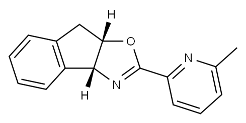 (3AR,8AS)-2-(6-甲基吡啶-2-基)-8,8A-二氢-3AH-茚并[1,2-D]恶唑, 2757082-99-6, 结构式