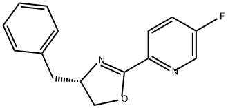 (S)-4-苄基-2-(5-氟吡啶-2-基)-4,5-二氢恶唑, 2757083-54-6, 结构式