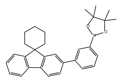 1,3,2-Dioxaborolane, 4,4,5,5-tetramethyl-2-[3-(spiro[cyclohexane-1,9'-[9H]fluoren]-2'-yl)phenyl]-