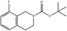 2(1H)-Isoquinolinecarboxylic acid, 8-fluoro-3,4-dihydro-, 1,1-dimethylethyl ester Structure