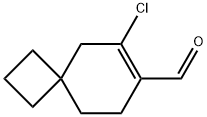 Spiro[3.5]non-6-ene-7-carboxaldehyde, 6-chloro- Structure