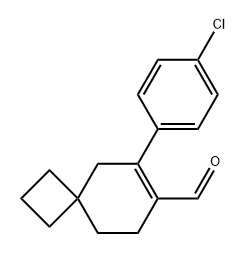 Spiro[3.5]non-6-ene-7-carboxaldehyde, 6-(4-chlorophenyl)- 结构式