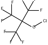 Hypochlorous acid, 2,2,2-trifluoro-1,1-bis(trifluoromethyl)ethyl ester