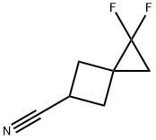 1,1-二氟螺[2.3]己烷-5-甲腈, 2758663-63-5, 结构式