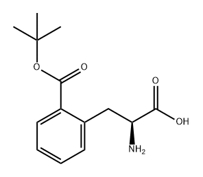 L-Phenylalanine, 2-[(1,1-dimethylethoxy)carbonyl]- Structure